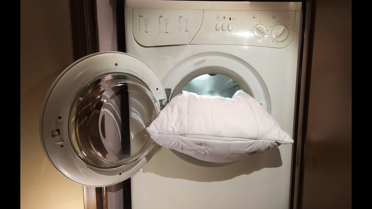 Can you put pillows discount in washer and dryer